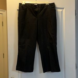 Black pants from Worthington. Wears with so much and works as casual or dresses.